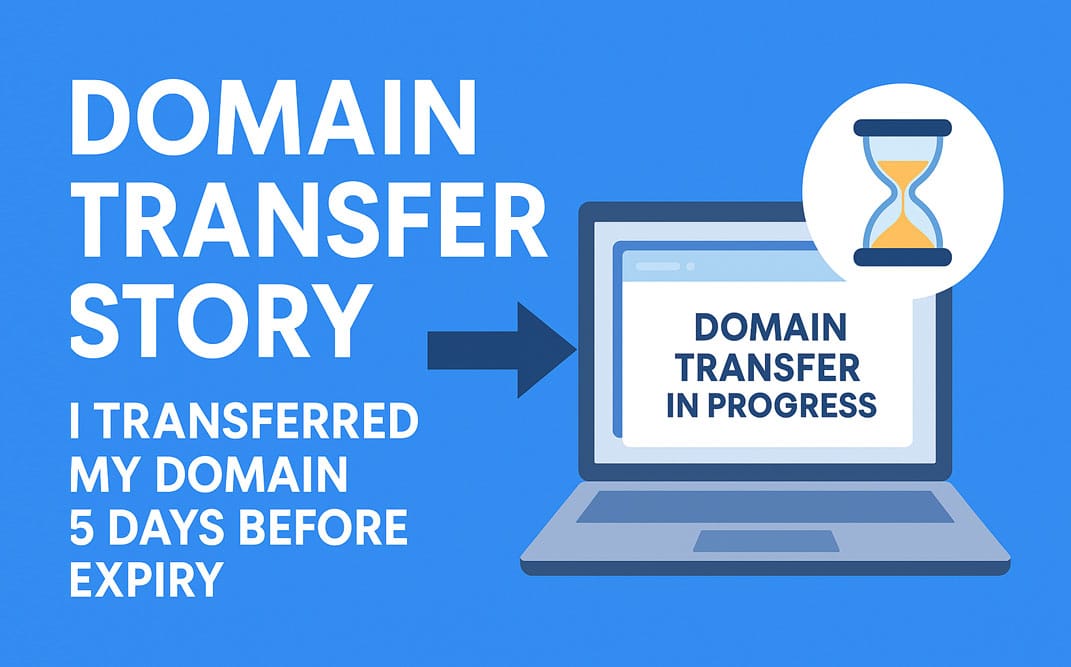 Transfer domain 5 days before expired